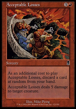MTG: Odyssey 172: Acceptable Losses 