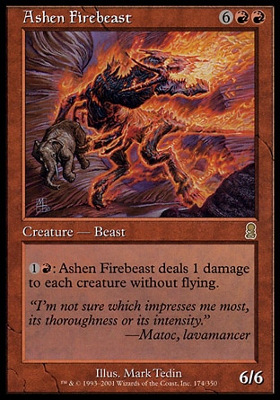 《灰燼の火獣/Ashen Firebeast》 [ODY]