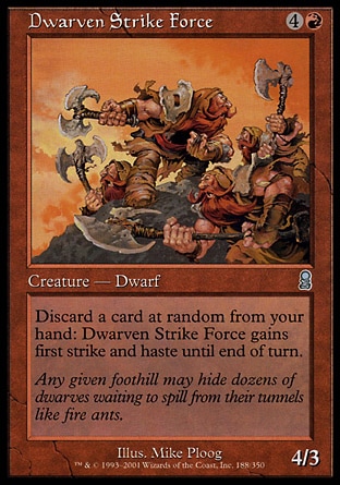 MTG: Odyssey 188: Dwarven Strike Force 