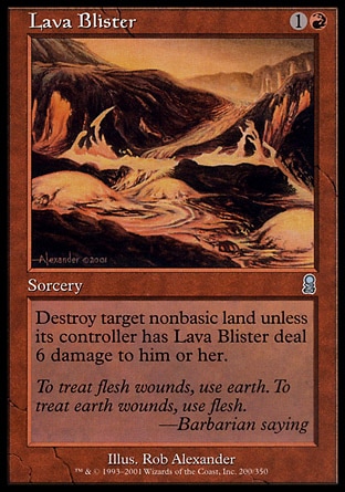 Magic: Odyssey 200: Lava Blister 