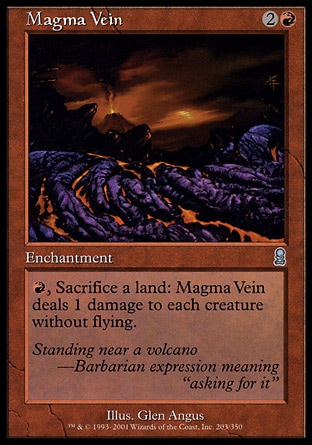 MTG: Odyssey 203: Magma Vein 