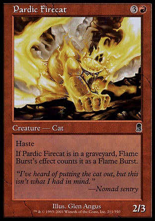 《パーディック山の火猫/Pardic Firecat》 [ODY]