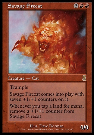 MTG: Odyssey 218: Savage Firecat 