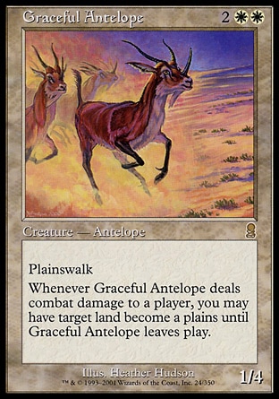MTG: Odyssey 024: Graceful Antelope 
