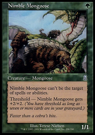 MTG: Odyssey 258: Nimble Mongoose 