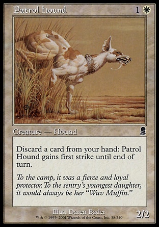 MTG: Odyssey 038: Patrol Hound 