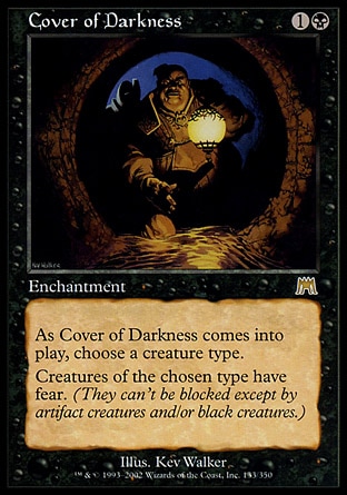 Magic: Onslaught 133: Cover of Darkness 