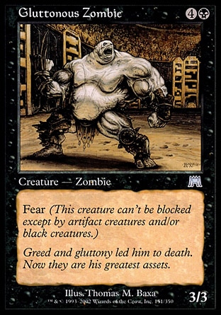 Magic: Onslaught 151: Gluttonous Zombie 