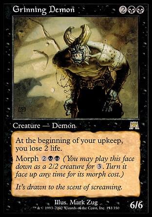 Magic: Onslaught 153: Grinning Demon 