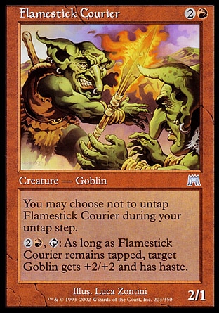 Magic: Onslaught 203: Flamestick Courier 