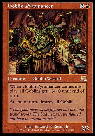 Magic: Onslaught 206: Goblin Pyromancer 