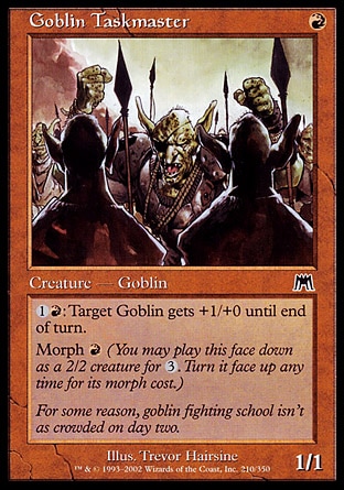 Magic: Onslaught 210: Goblin Taskmaster 