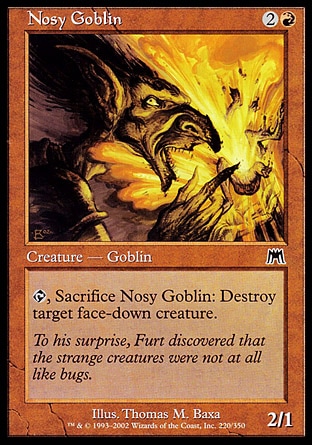 Magic: Onslaught 220: Nosy Goblin 