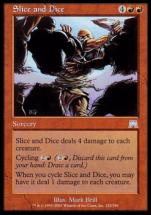 Magic: Onslaught 232: Slice and Dice - Foil 
