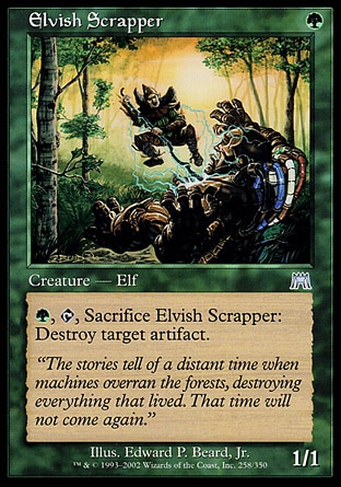 Magic: Onslaught 258: Elvish Scrapper 