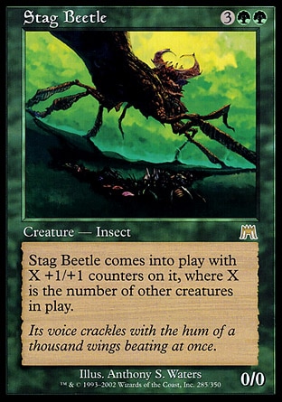 Magic: Onslaught 285: Stag Beetle - Foil 