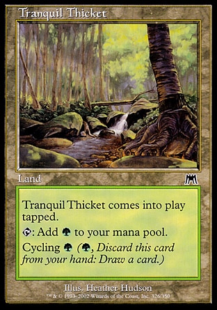 Magic: Onslaught 326: Tranquil Thicket 