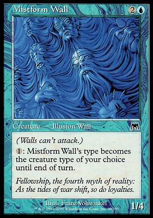 Magic: Onslaught 099: Mistform Wall 