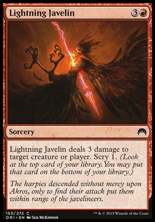 Magic: Origins 153: Lightning Javelin (FOIL) 