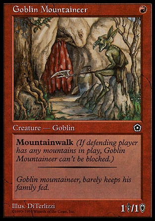 《ゴブリンの山岳民/Goblin Mountaineer》 [P02]