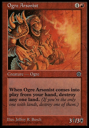 《オーガの放火魔/Ogre Arsonist》 [P02]