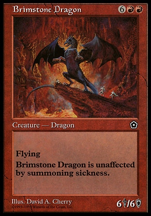 《硫黄のドラゴン/Brimstone Dragon》 [P02]