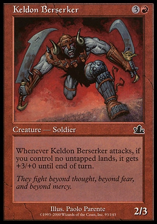 Magic: Prophecy 093: Keldon Berserker 