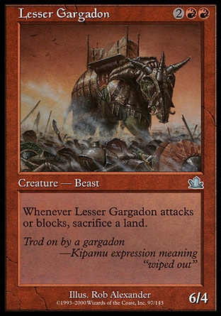 Magic: Prophecy 097: Lesser Gargadon 