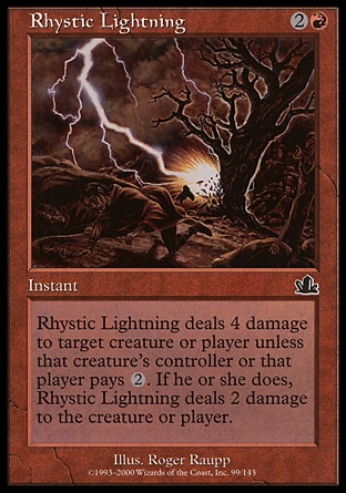 Magic: Prophecy 099: Rhystic Lightning 