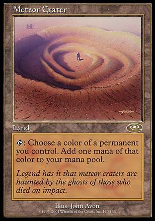 Magic: Planeshift 140: Meteor Crater 