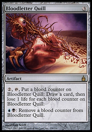 《血文字の羽ペン/Bloodletter Quill》 [RAV]