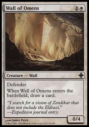 Magic: Rise of the Eldrazi 053: Wall of Omens 