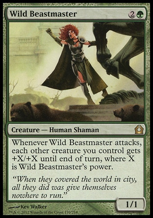 《野生の獣使い/Wild Beastmaster》 [RTR]