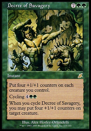 Magic: Scourge 115: Decree of Savagery 