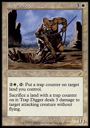 《罠を掘る者/Trap Digger》 [SCG]