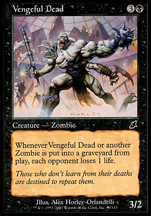 Magic: Scourge 080: Vengeful Dead 