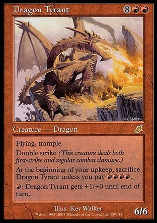 《ドラゴンの暴君/Dragon Tyrant》 [SCG]