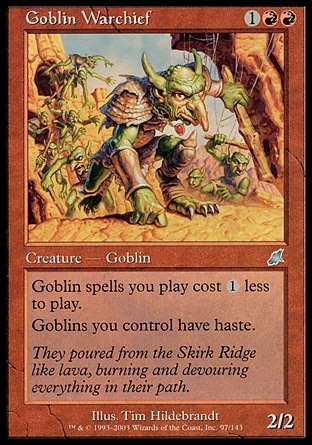 Magic: Scourge 097: Goblin Warchief 