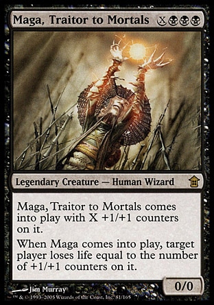 Magic: Saviors of Kamigawa 081: Maga, Traitor to Mortals 