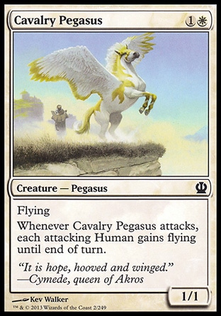 《乗騎ペガサス/Cavalry Pegasus》 [THS]