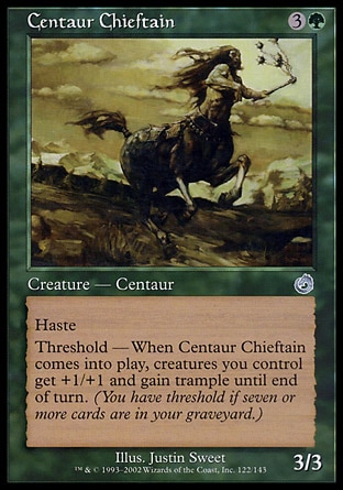 《ケンタウルスの酋長/Centaur Chieftain》 [TOR]