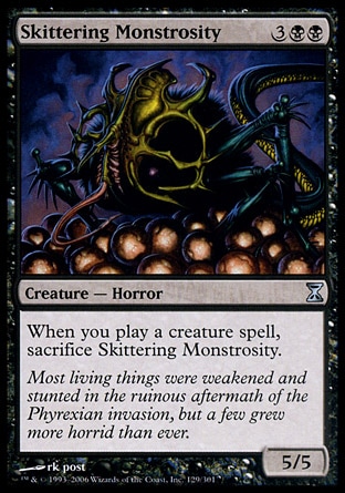 Magic: Time Spiral 129: Skittering Monstrosity 