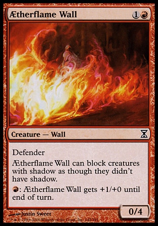 Magic: Time Spiral 142: Aetherflame Wall 