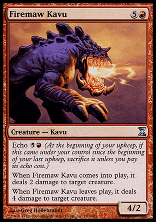 Magic: Time Spiral 153: Firemaw Kavu 