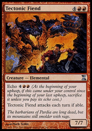 Magic: Time Spiral 181: Tectonic Fiend 