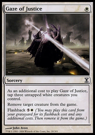 Magic: Time Spiral 020: Gaze of Justice 