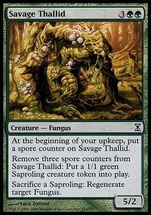 Magic: Time Spiral 213: Savage Thallid 