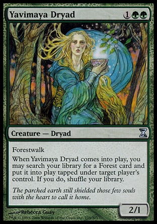 Magic: Time Spiral 235: Yavimaya Dryad 