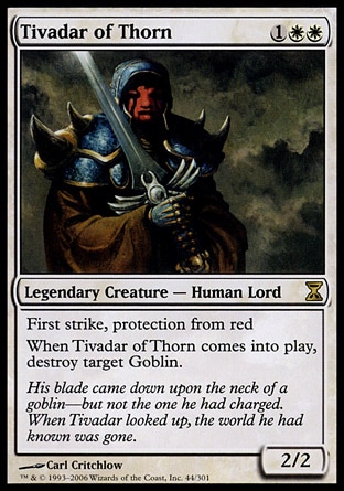 Magic: Time Spiral 044: Tivadar of Thorn 