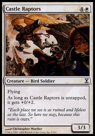 Magic: Time Spiral 005: Castle Raptors 